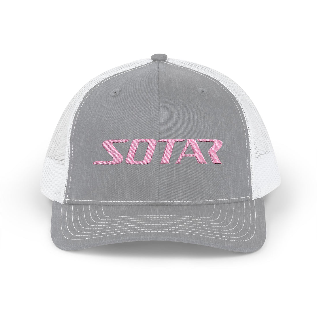 Snapback Trucker Cap - Pink Logo