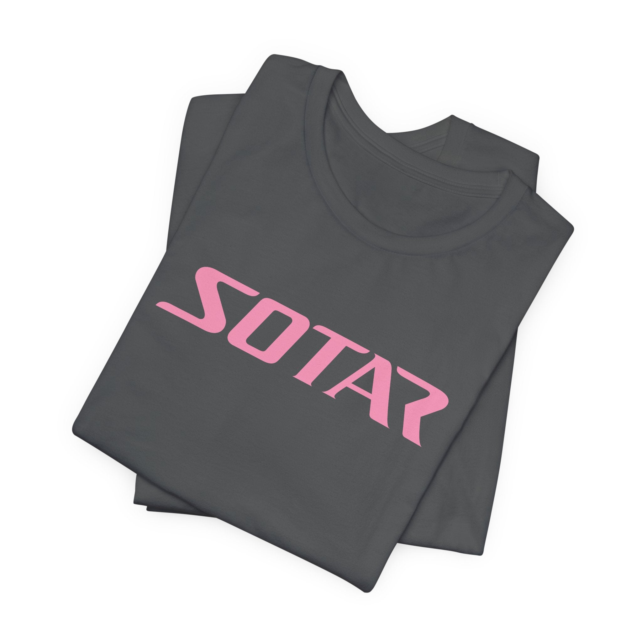 SOTAR Pink LOGO Graphic Tee - Unisex Casual T-Shirt, Everyday Outdoor