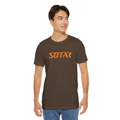 SOTAR Orange LOGO Graphic Tee - Unisex Casual T-Shirt, Everyday Outdoor