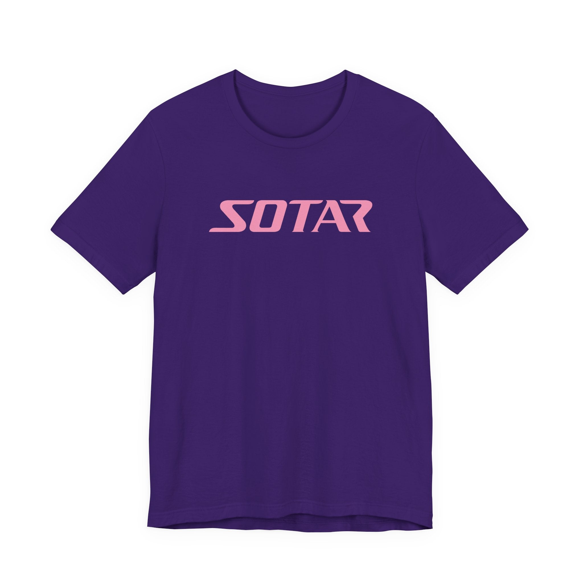 SOTAR Pink LOGO Graphic Tee - Unisex Casual T-Shirt, Everyday Outdoor