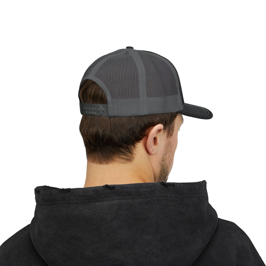 Snapback Trucker Cap - Grey Logo