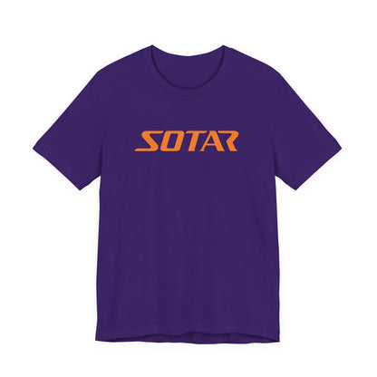 SOTAR Orange LOGO Graphic Tee - Unisex Casual T-Shirt, Everyday Outdoor