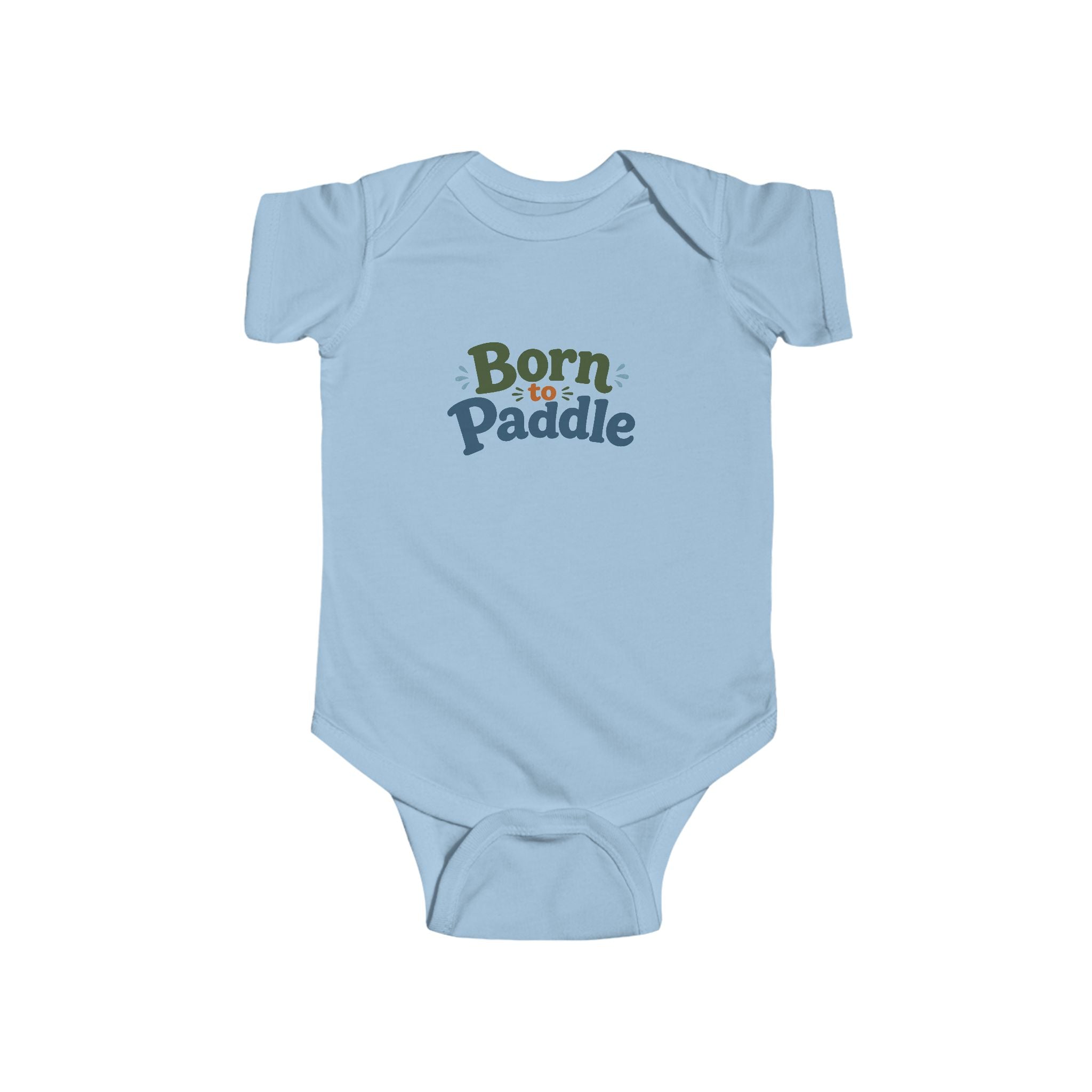 Born to Paddle Infant Bodysuit — Cute Baby Onesie for Little Kayakers