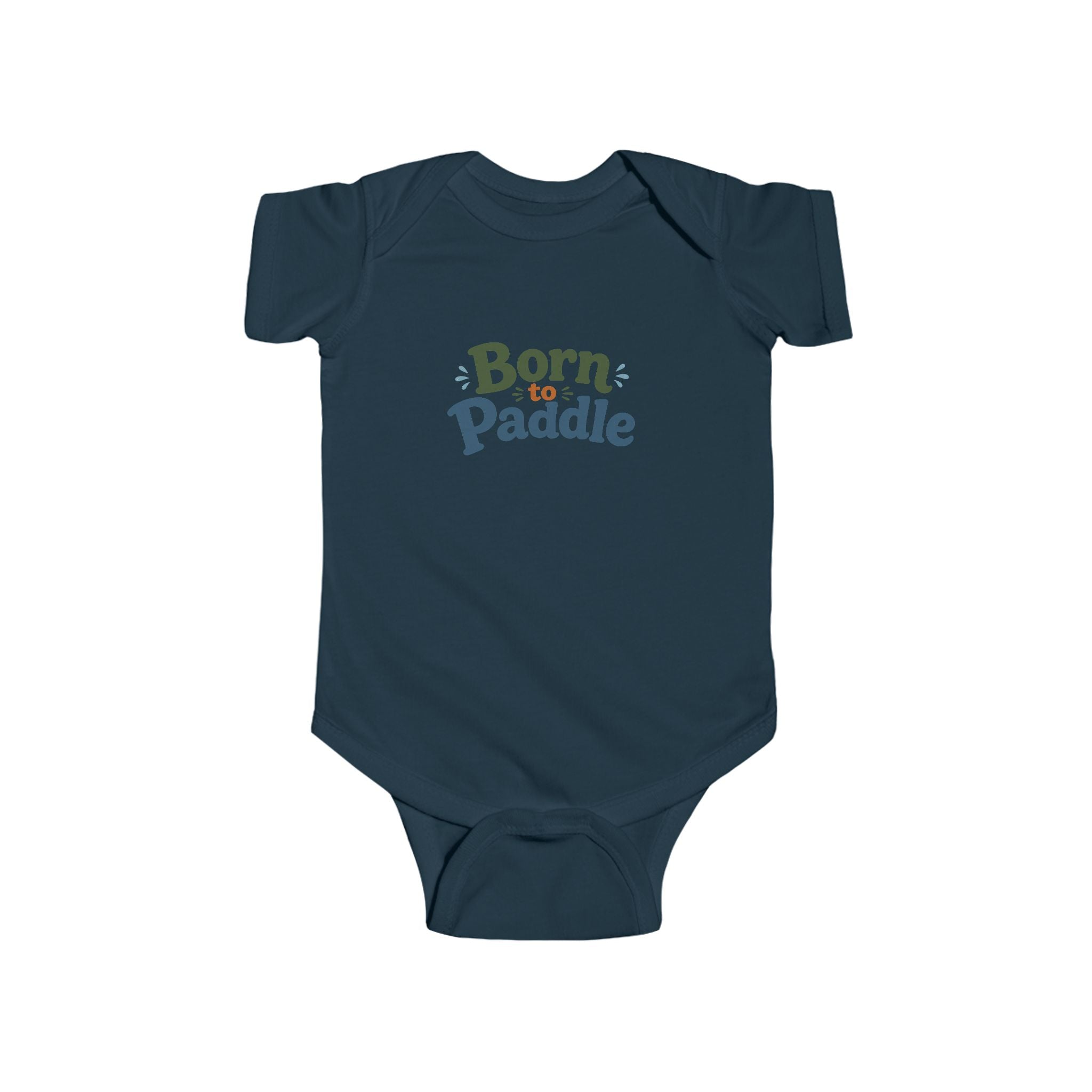Born to Paddle Infant Bodysuit — Cute Baby Onesie for Little Kayakers