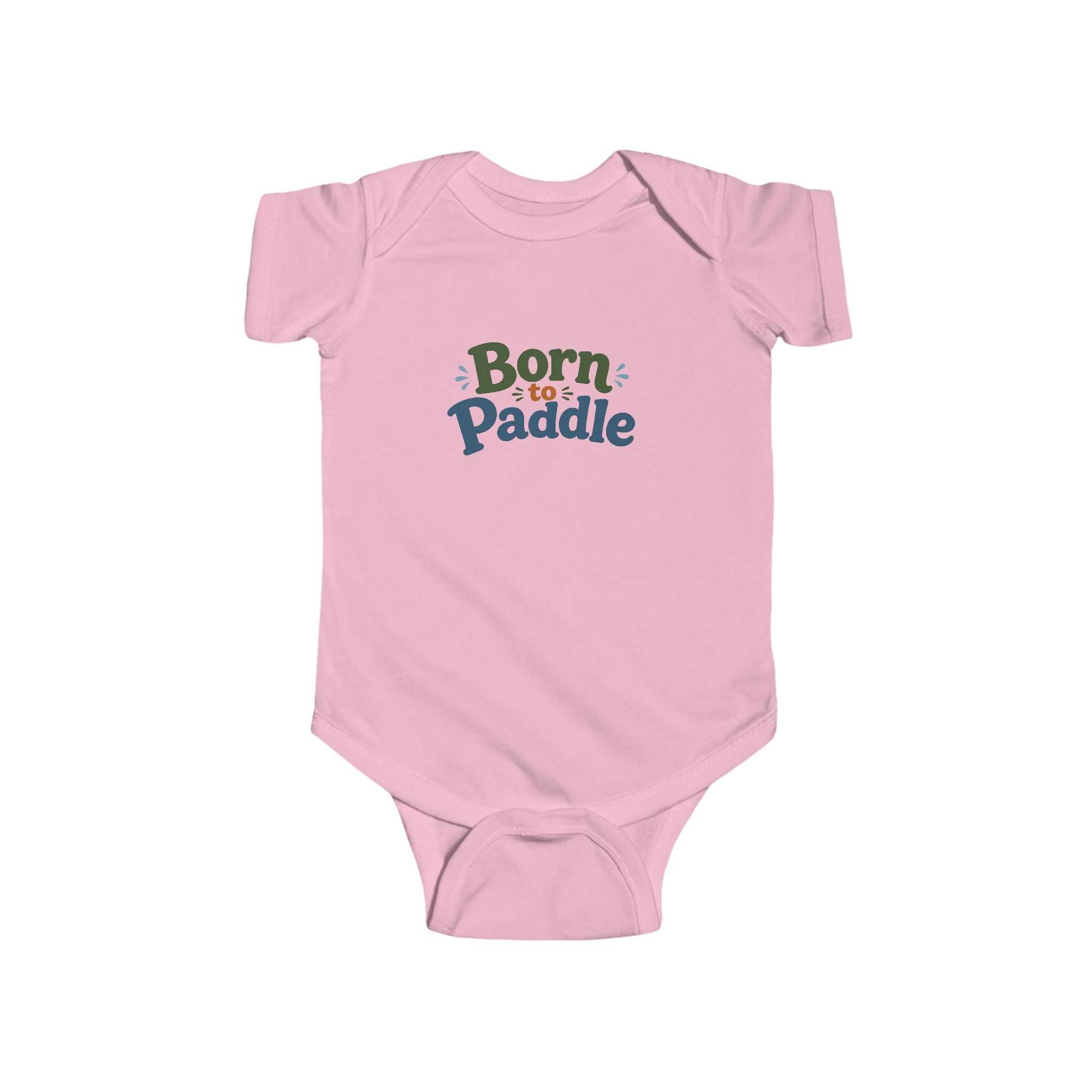 Born to Paddle Infant Bodysuit — Cute Baby Onesie for Little Kayakers