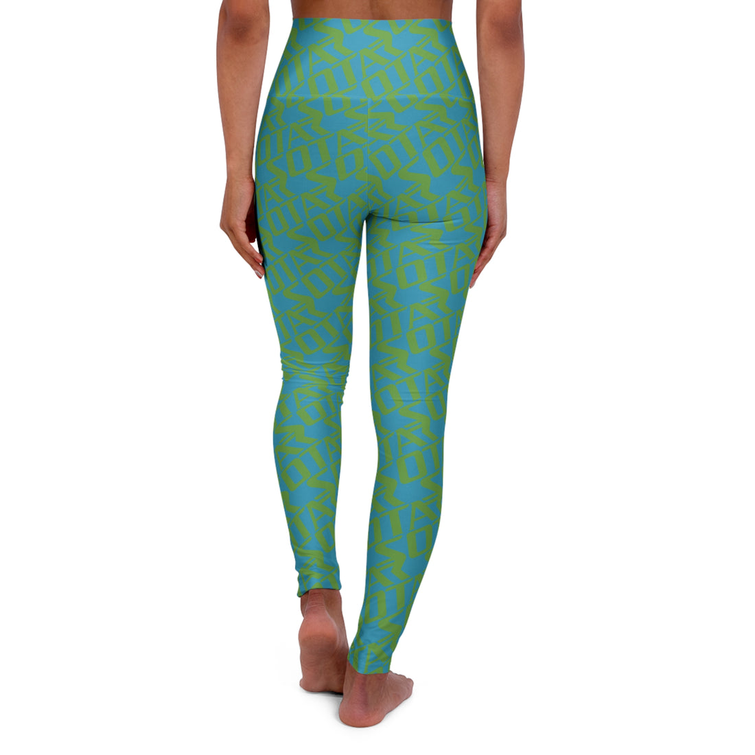 High Waisted Yoga Leggings (AOP)