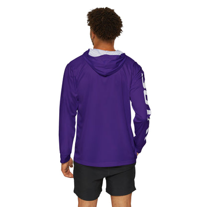 Purple White SOTAR Men's UPF 50+ Sun Shirt