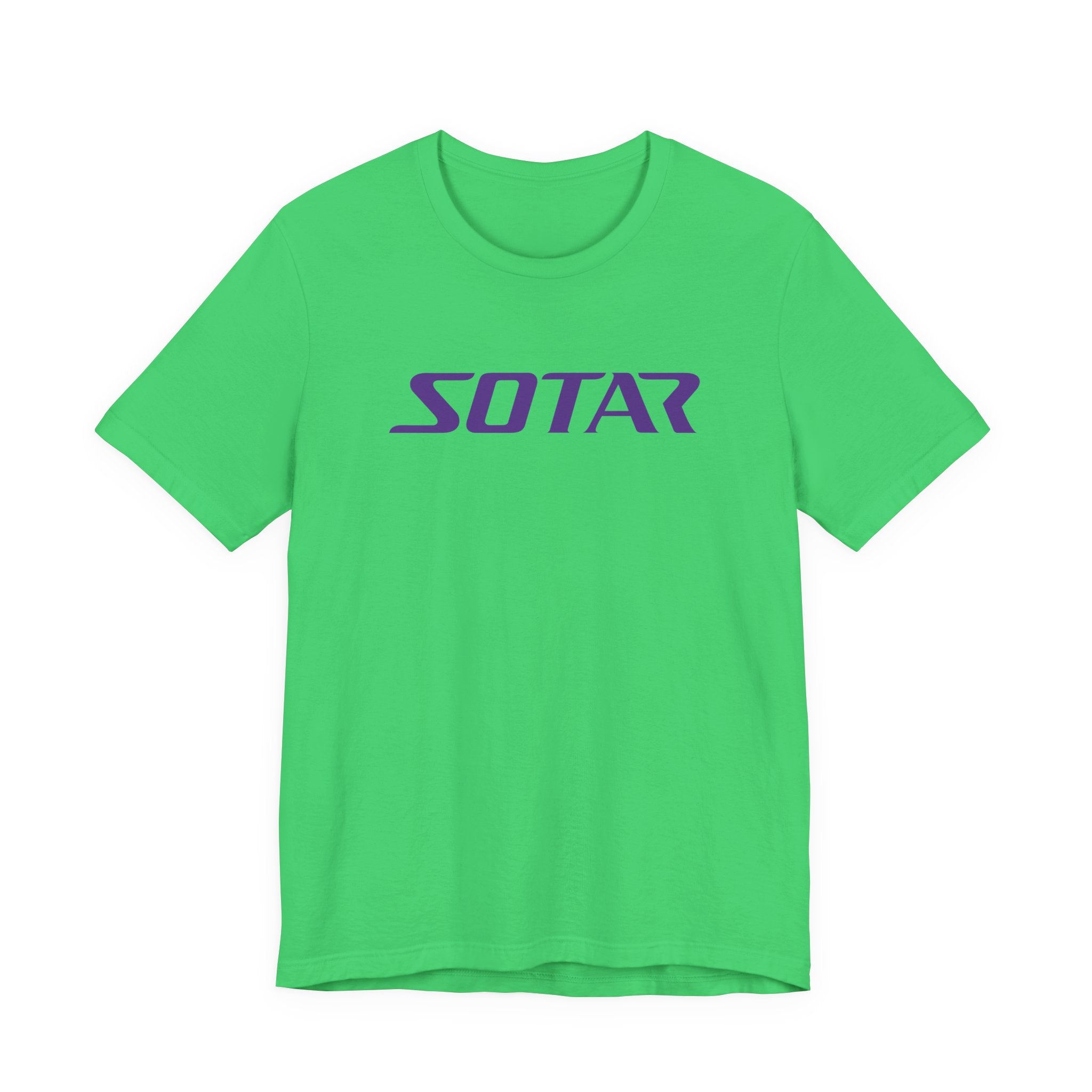 SOTAR Purple LOGO Graphic Tee - Unisex Casual T-Shirt, Everyday Outdoor