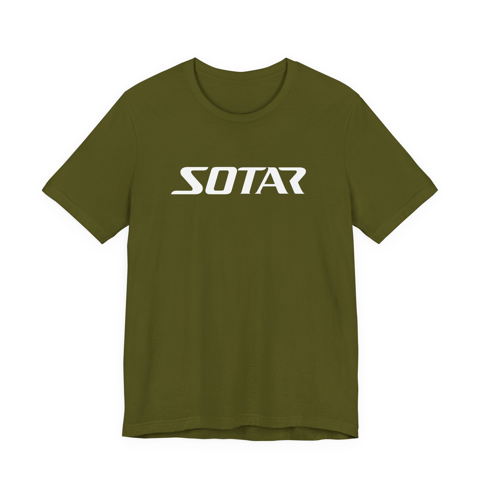 SOTAR White LOGO Graphic Tee - Unisex Casual T-Shirt, Everyday Outdoor