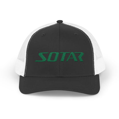 Snapback Trucker Cap - Green Logo