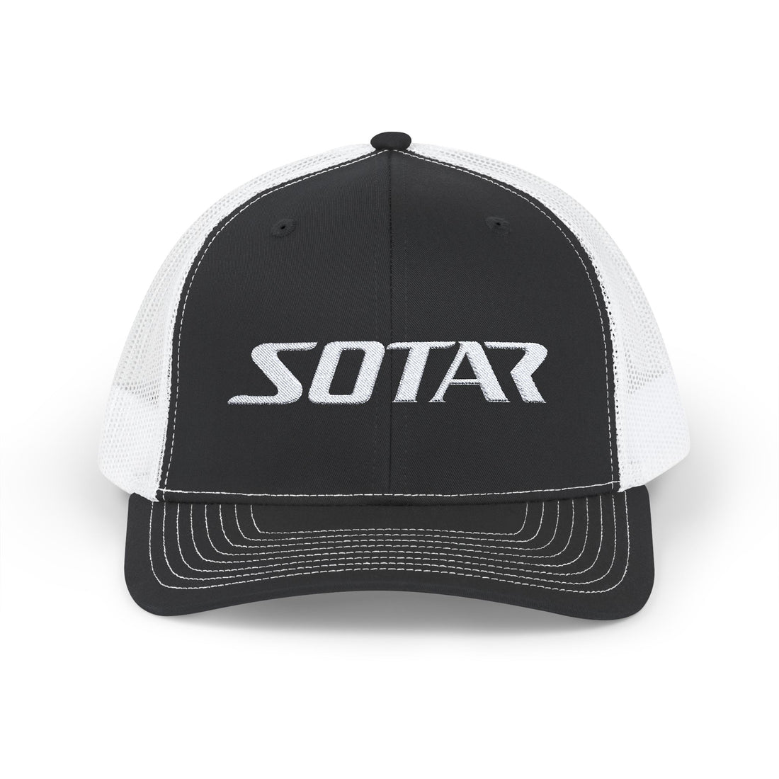 Snapback Trucker Cap - White Logo