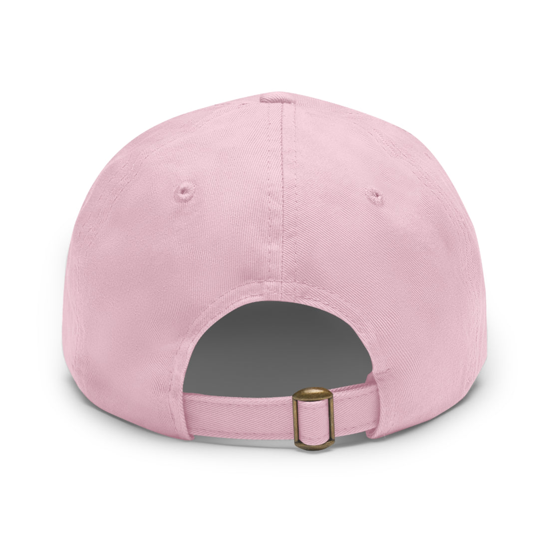 Dad Buckle Cap Hat - SOTAR White LOGO Leather Patch