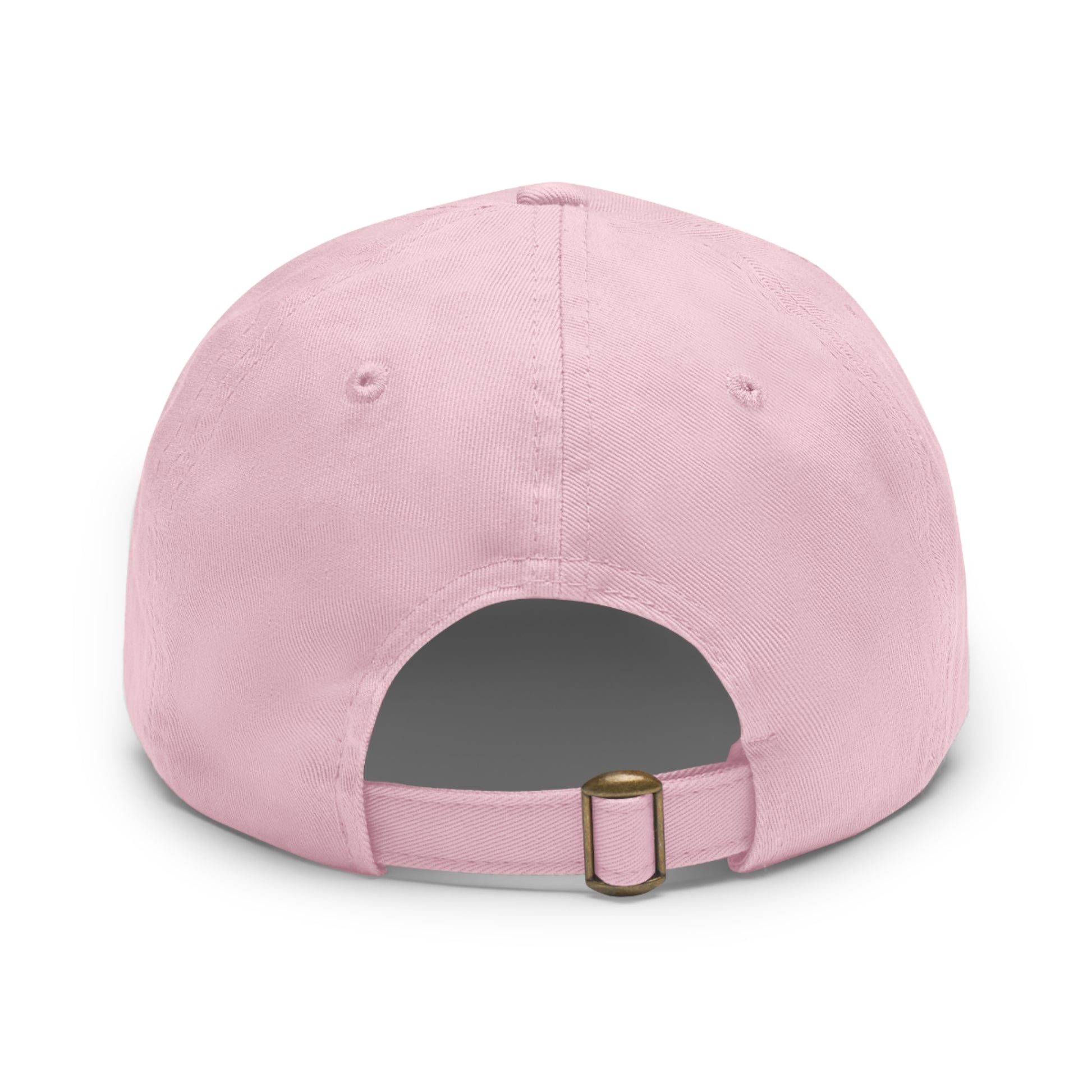 Dad Buckle Cap Hat - SOTAR White LOGO Leather Patch