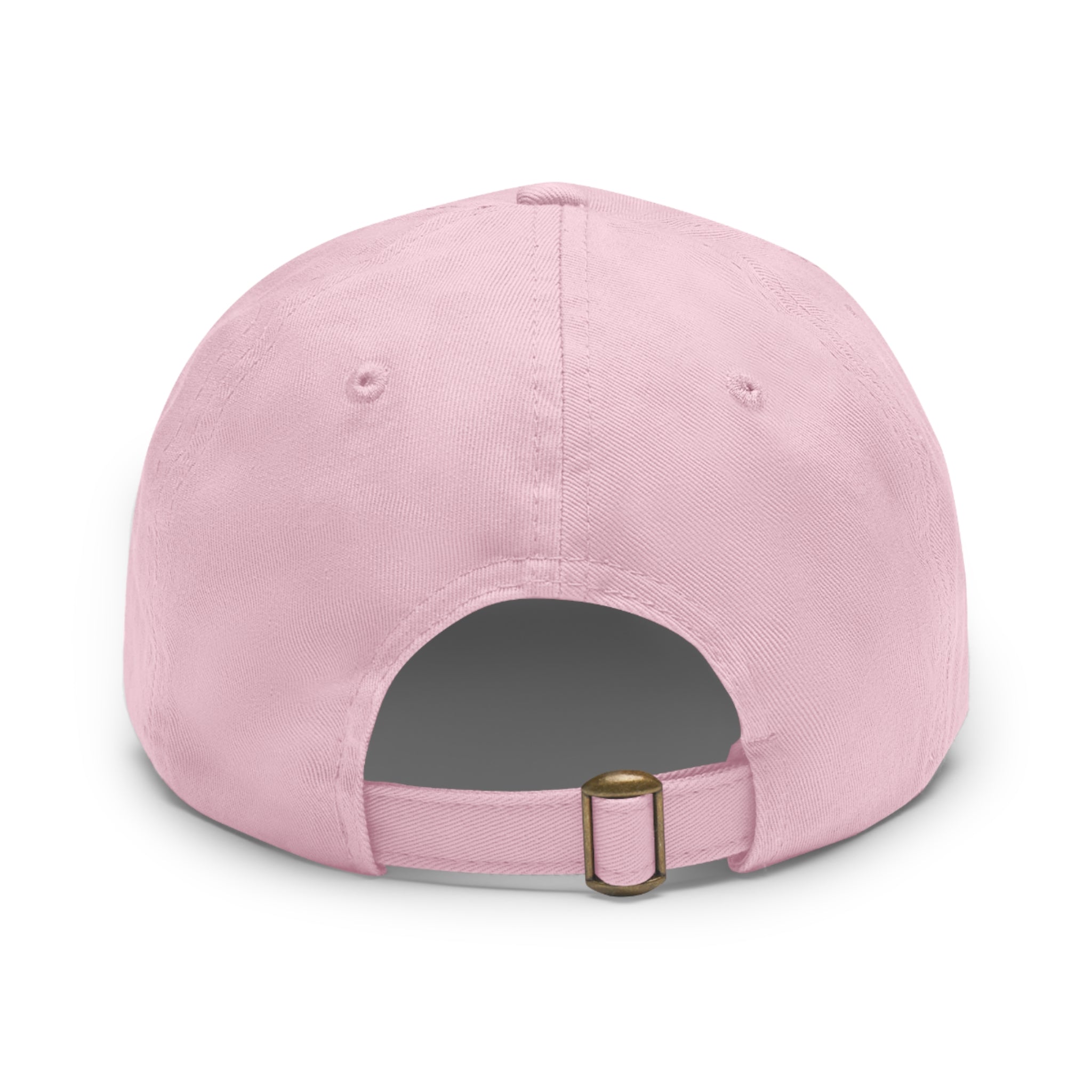 Dad Buckle Cap Hat - SOTAR White LOGO Leather Patch