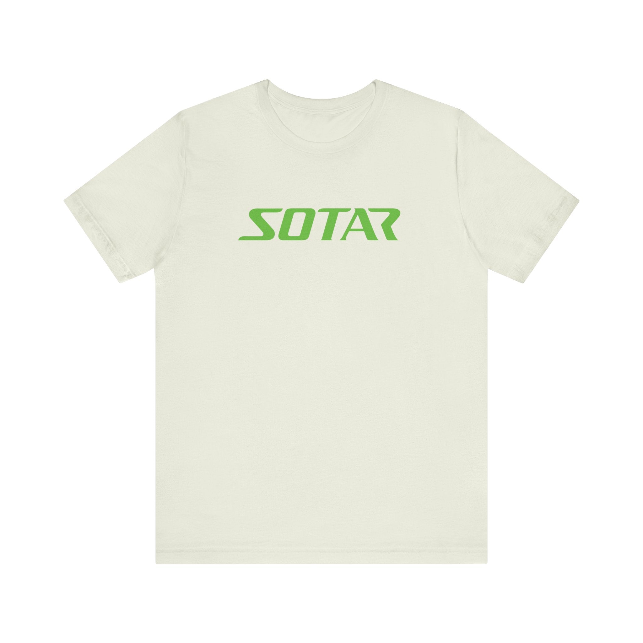 SOTAR Lime Green LOGO Graphic Tee - Unisex Casual T-Shirt, Everyday Outdoor