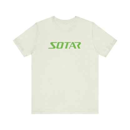 SOTAR Lime Green LOGO Graphic Tee - Unisex Casual T-Shirt, Everyday Outdoor