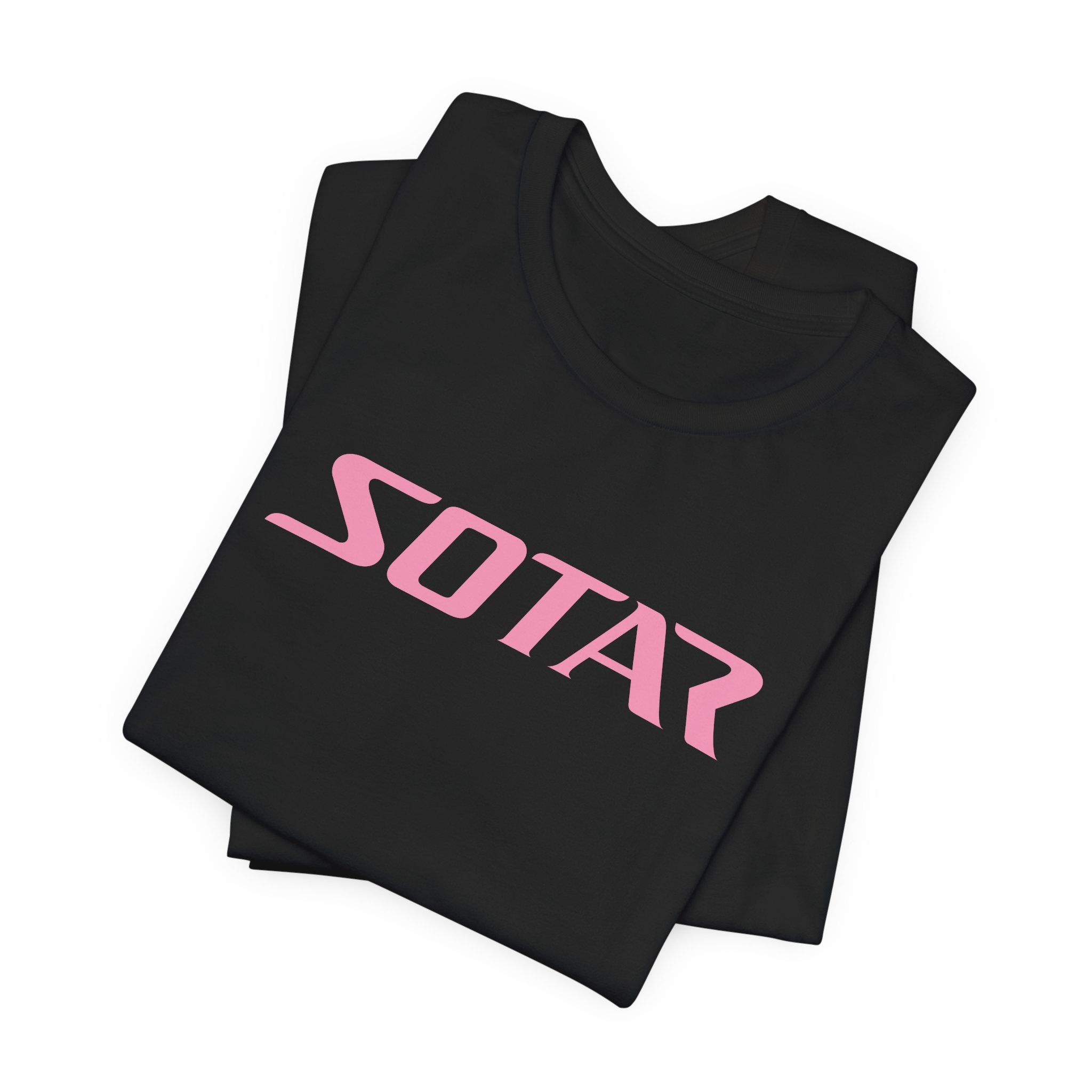 SOTAR Pink LOGO Graphic Tee - Unisex Casual T-Shirt, Everyday Outdoor
