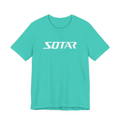 SOTAR White LOGO Graphic Tee - Unisex Casual T-Shirt, Everyday Outdoor