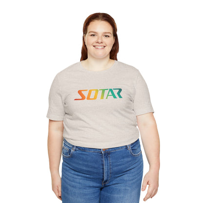 SOTAR Orange Green Gradient LOGO  T-Shirt