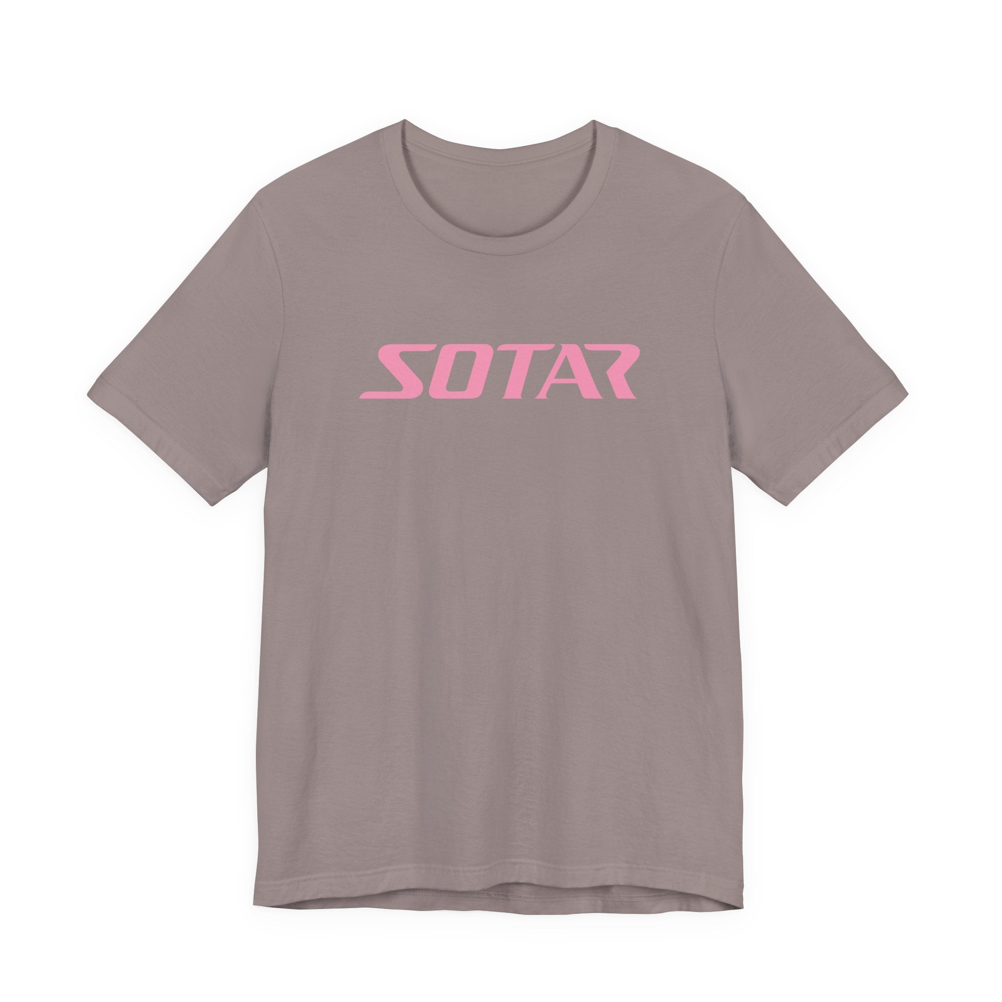 SOTAR Pink LOGO Graphic Tee - Unisex Casual T-Shirt, Everyday Outdoor