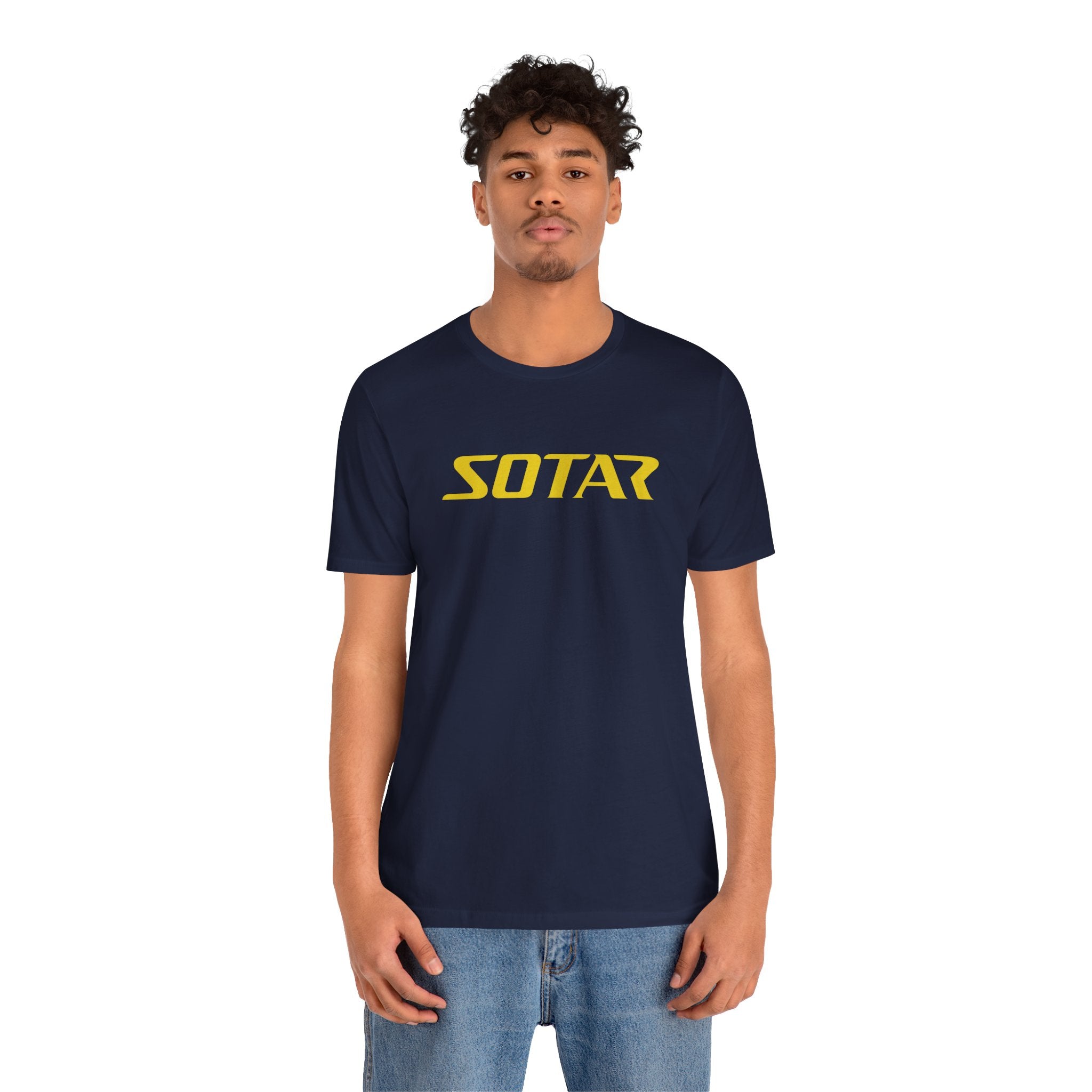 SOTAR Yellow LOGO Graphic Tee - Unisex Casual T-Shirt, Everyday Outdoor