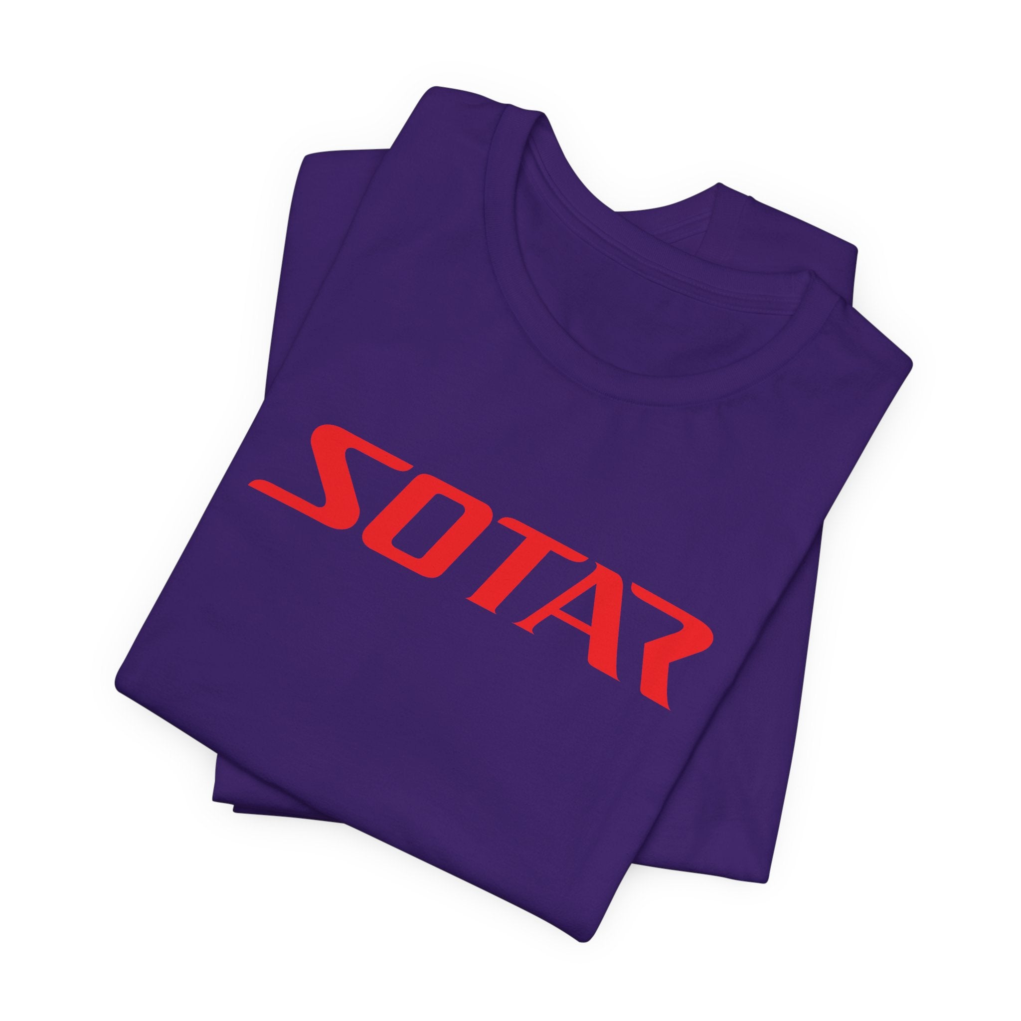 SOTAR Red LOGO Graphic Tee - Unisex Casual T-Shirt, Everyday Outdoor