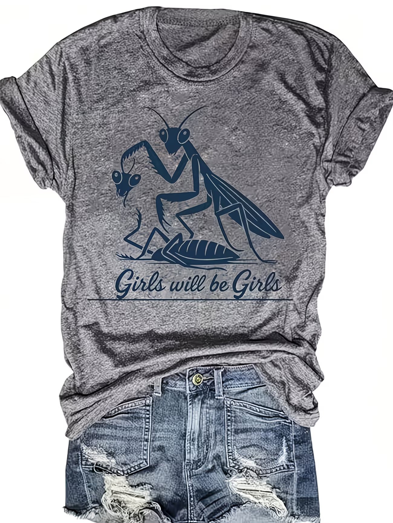 "Girls will be Girls" Women's Funny T-Shirt