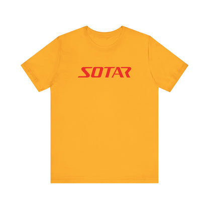 SOTAR Red LOGO Graphic Tee - Unisex Casual T-Shirt, Everyday Outdoor