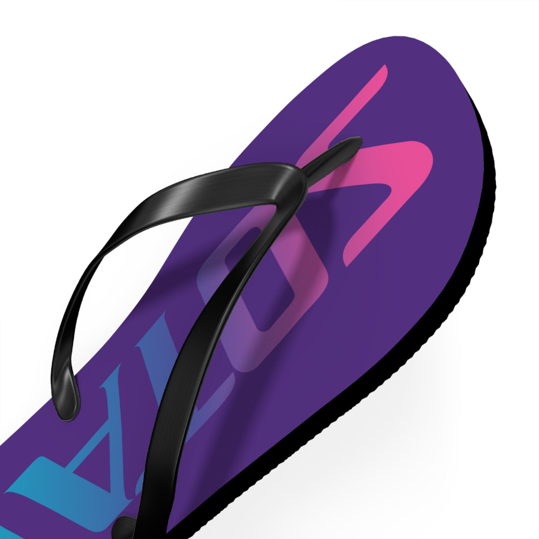 SOTAR Pink Teal Logo Purple Flip Flops Sandals Summer River Water Wear