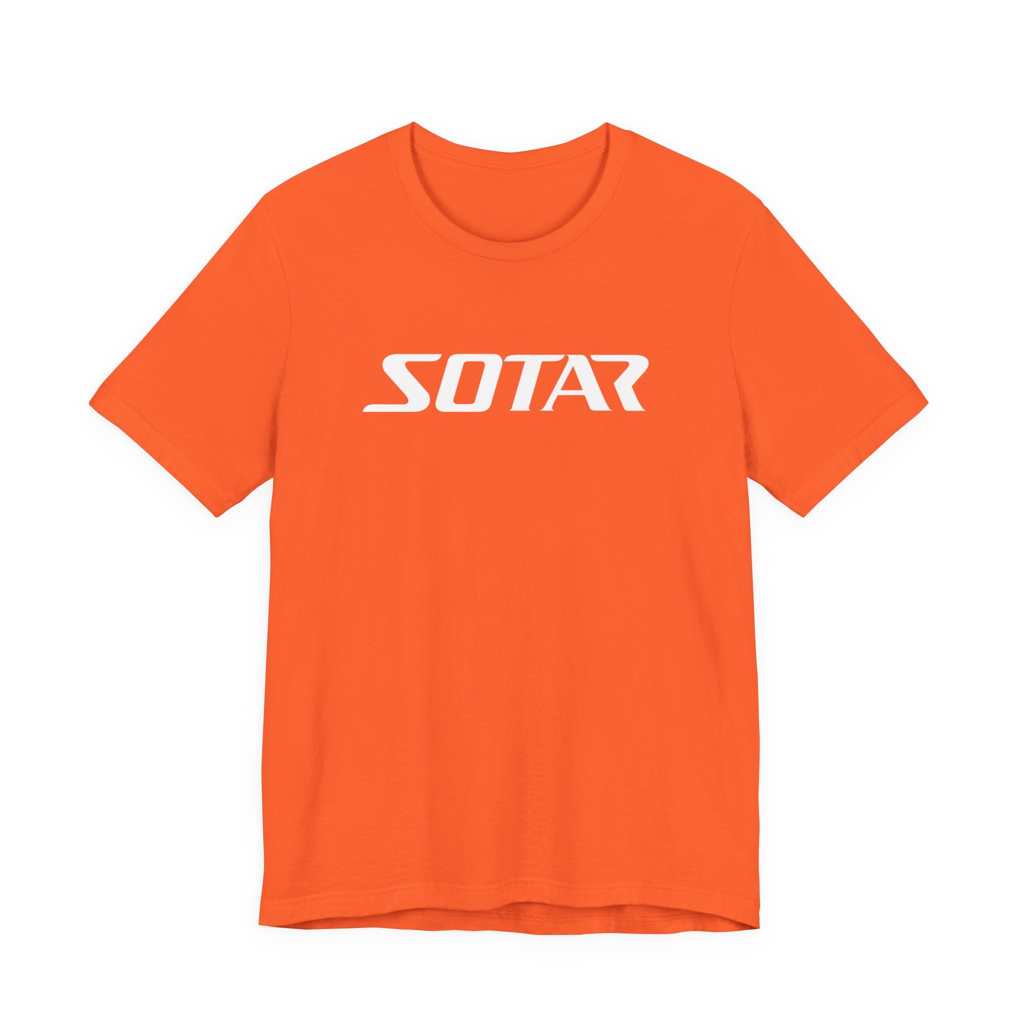 SOTAR White LOGO Graphic Tee - Unisex Casual T-Shirt, Everyday Outdoor