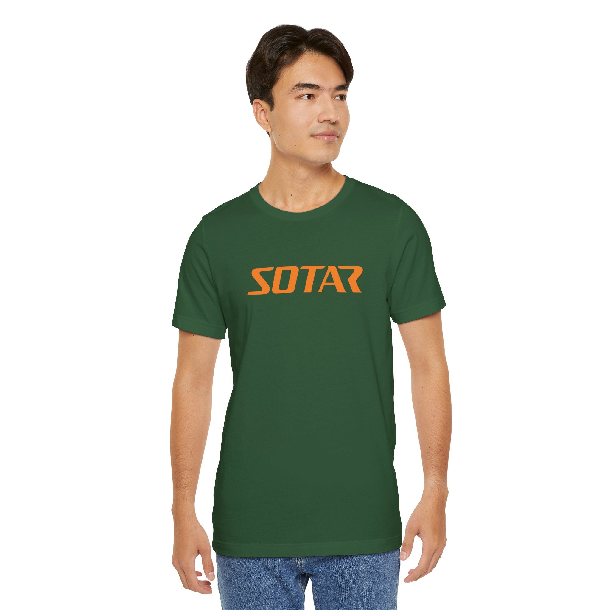 SOTAR Orange LOGO Graphic Tee - Unisex Casual T-Shirt, Everyday Outdoor