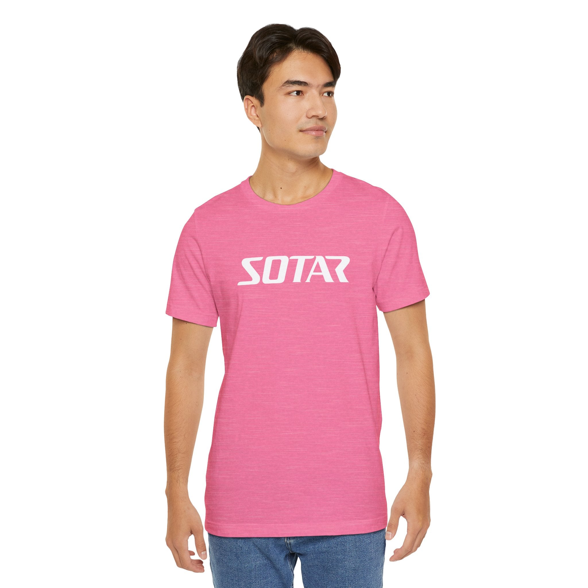 SOTAR White LOGO Graphic Tee - Unisex Casual T-Shirt, Everyday Outdoor