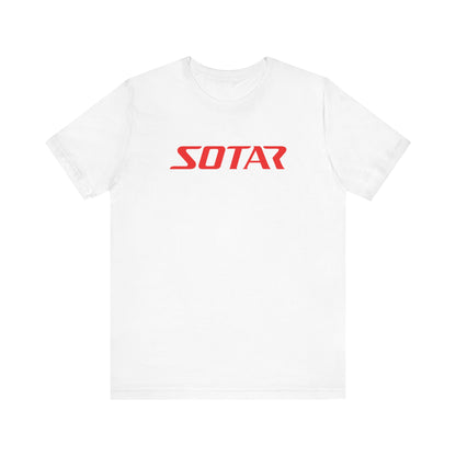 SOTAR Red LOGO Graphic Tee - Unisex Casual T-Shirt, Everyday Outdoor