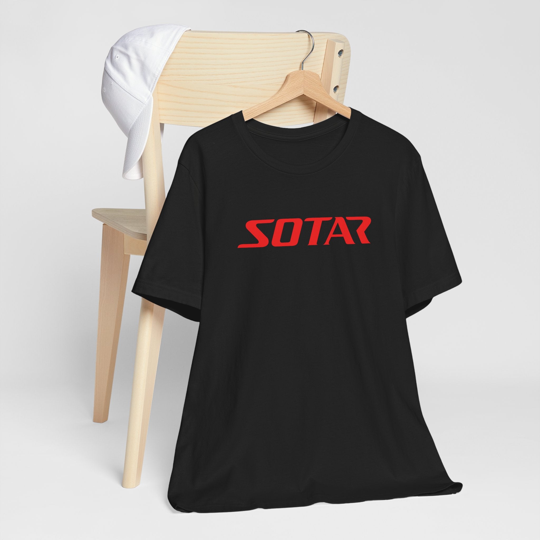 SOTAR Red LOGO Graphic Tee - Unisex Casual T-Shirt, Everyday Outdoor