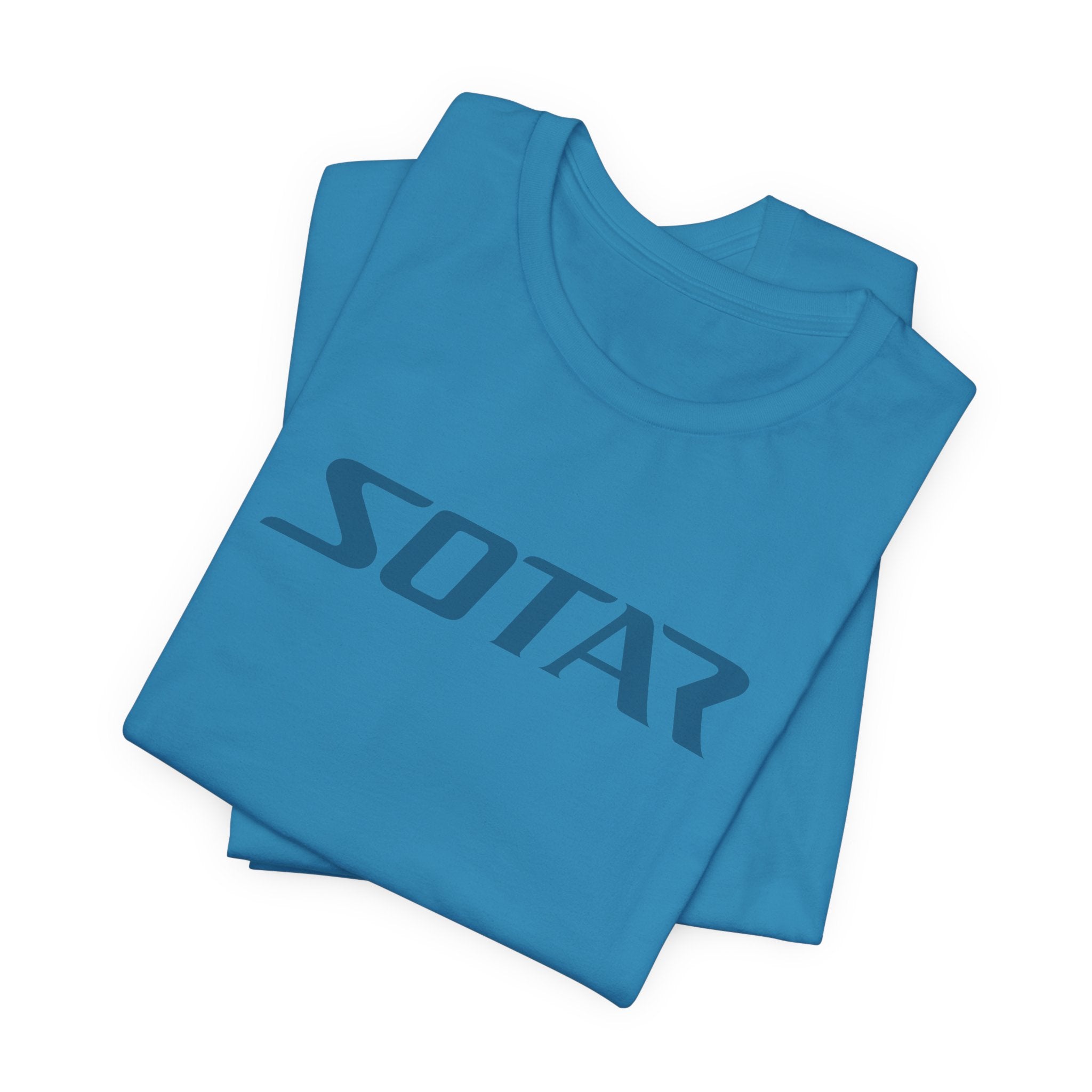 SOTAR Teal LOGO Graphic Tee - Unisex Casual T-Shirt, Everyday Outdoor