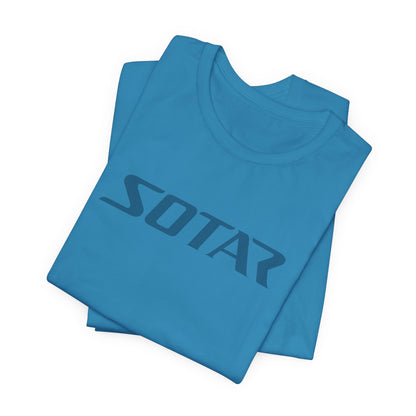 SOTAR Teal LOGO Graphic Tee - Unisex Casual T-Shirt, Everyday Outdoor
