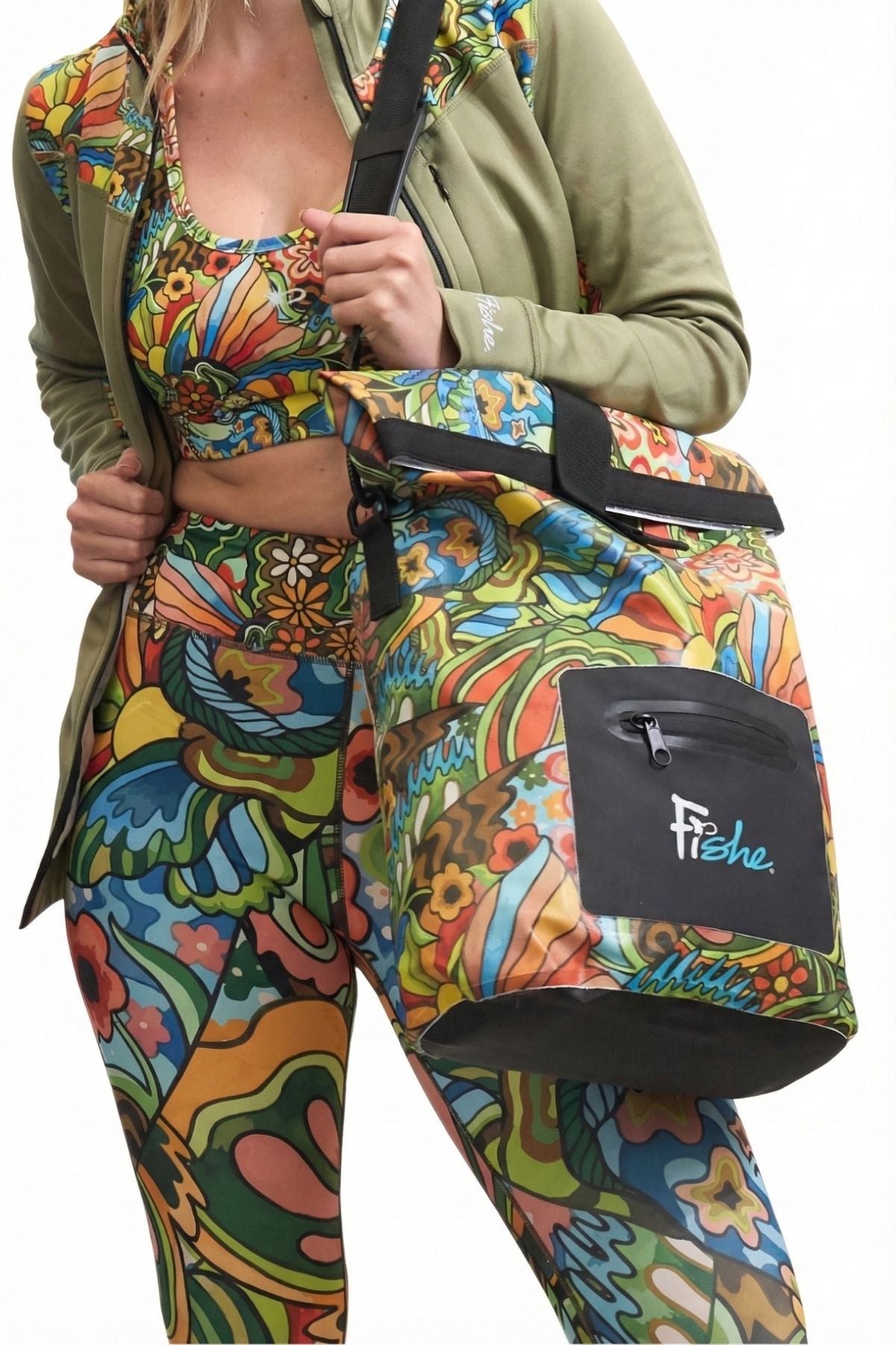 Boho Bass Roll Tote Dry Bag
