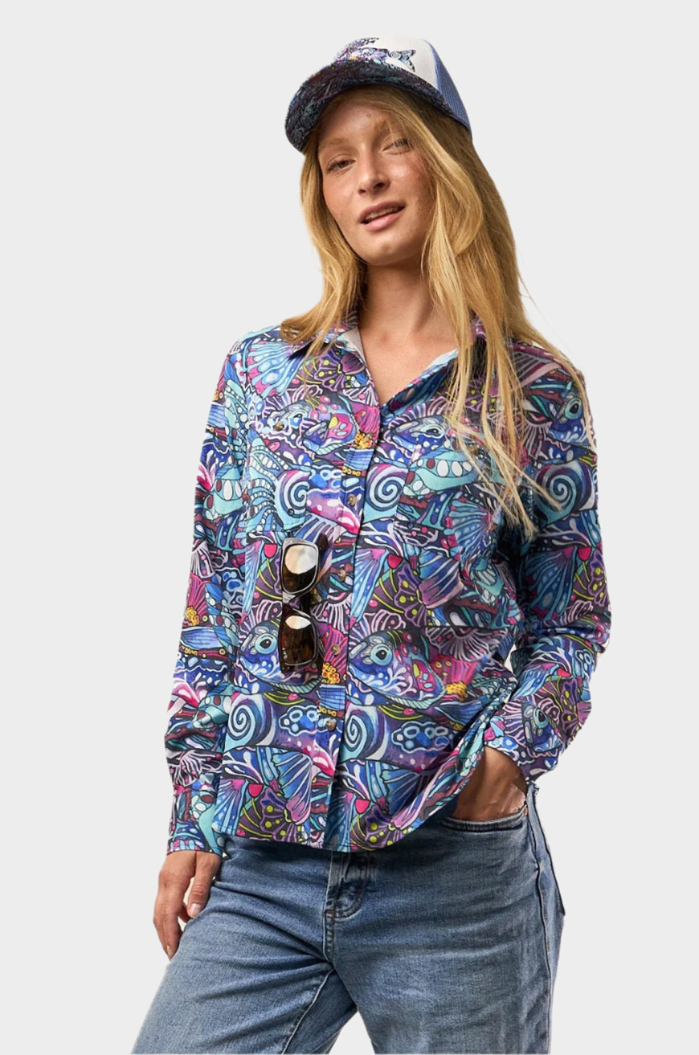 FISHE Enchanted Grayling Signature Fishing Sunshirt