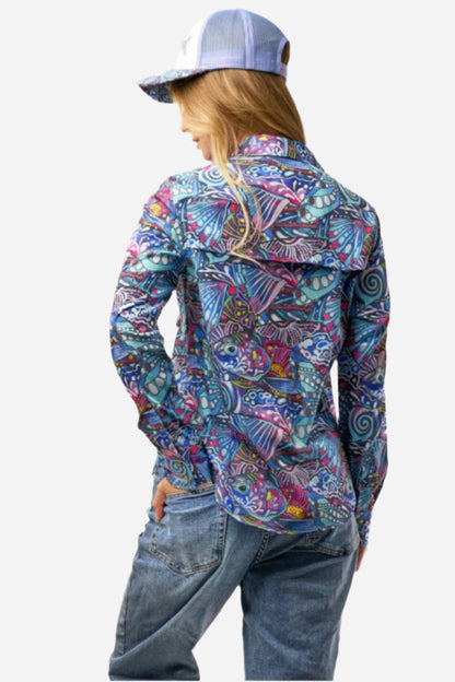 FISHE Enchanted Grayling Signature Fishing Sunshirt