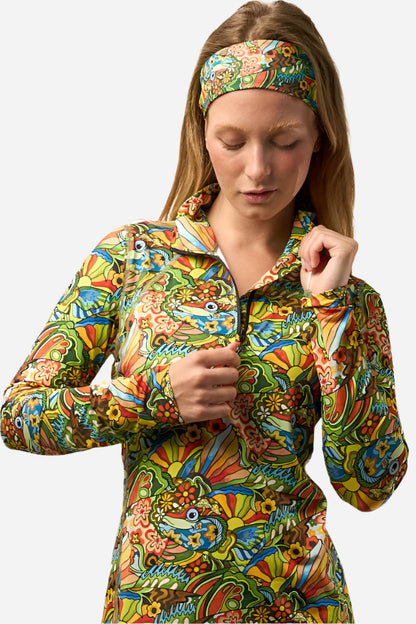 FISHE Boho Bass 1/4 Zip Sunshirt