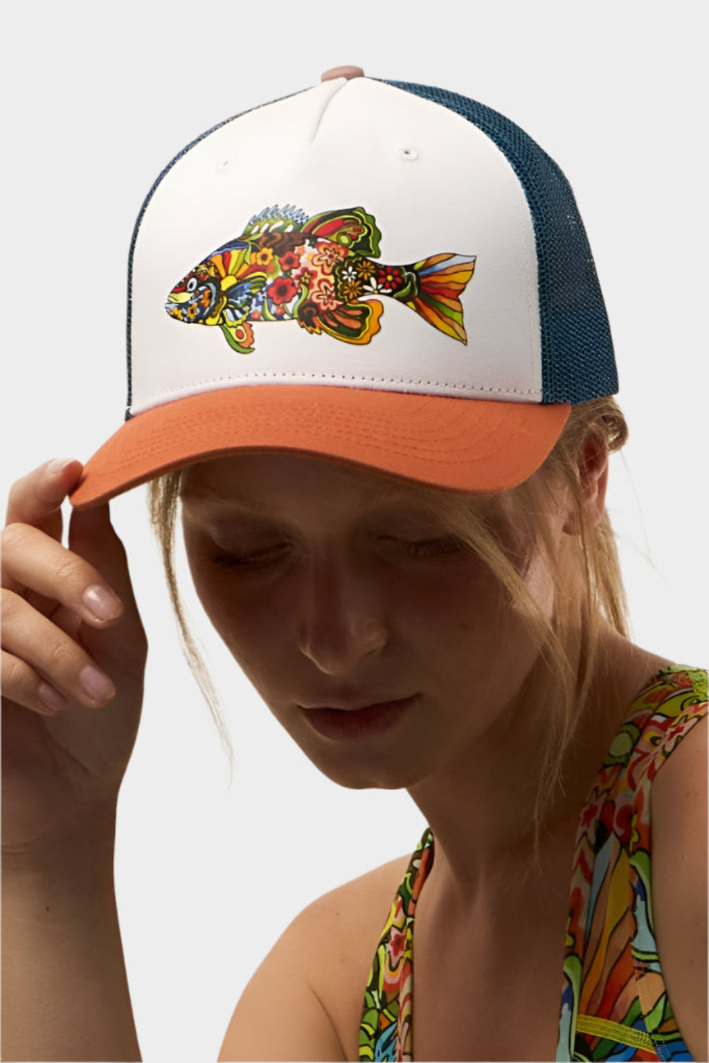 FISHE Boho Bass Trucker Hat