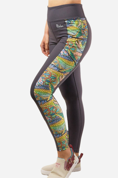 FISHE Tropical Tarpon Pocket Leggings