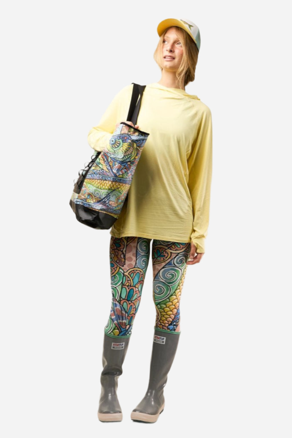 FISHE Sunshower Yellow Stonefly Sunshirt