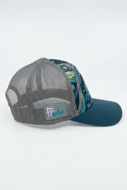 HaliBorealis Abstract Trucker Hat