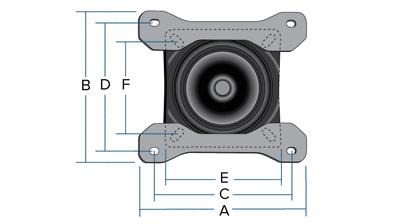 NRS Swivel and Plates for Padded Raft Seats
