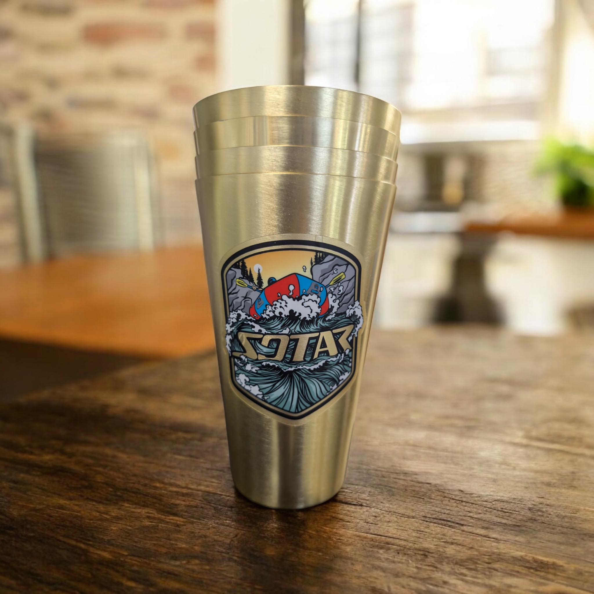 Metal 12oz Cup - Gold-SOTAR-SOTAR