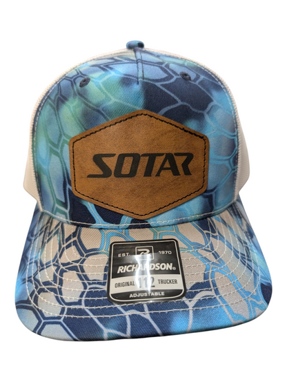 SOTAR Leather patch Hat-Clothing-Custom Patch Hats-Camo Brown (real tree)-SOTAR