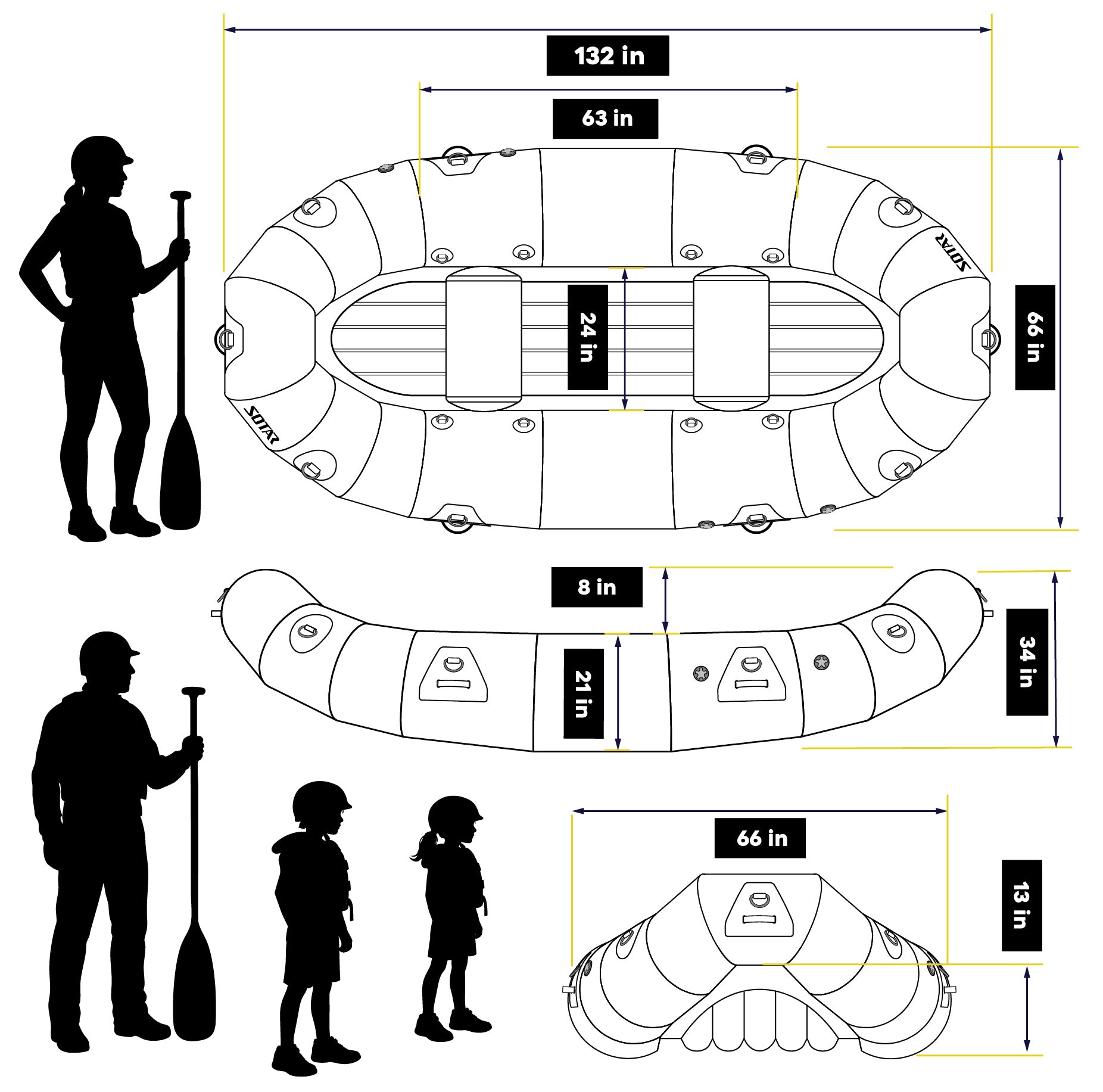 In-Stock 11' SOTAR SL Liquid Raft - #15040