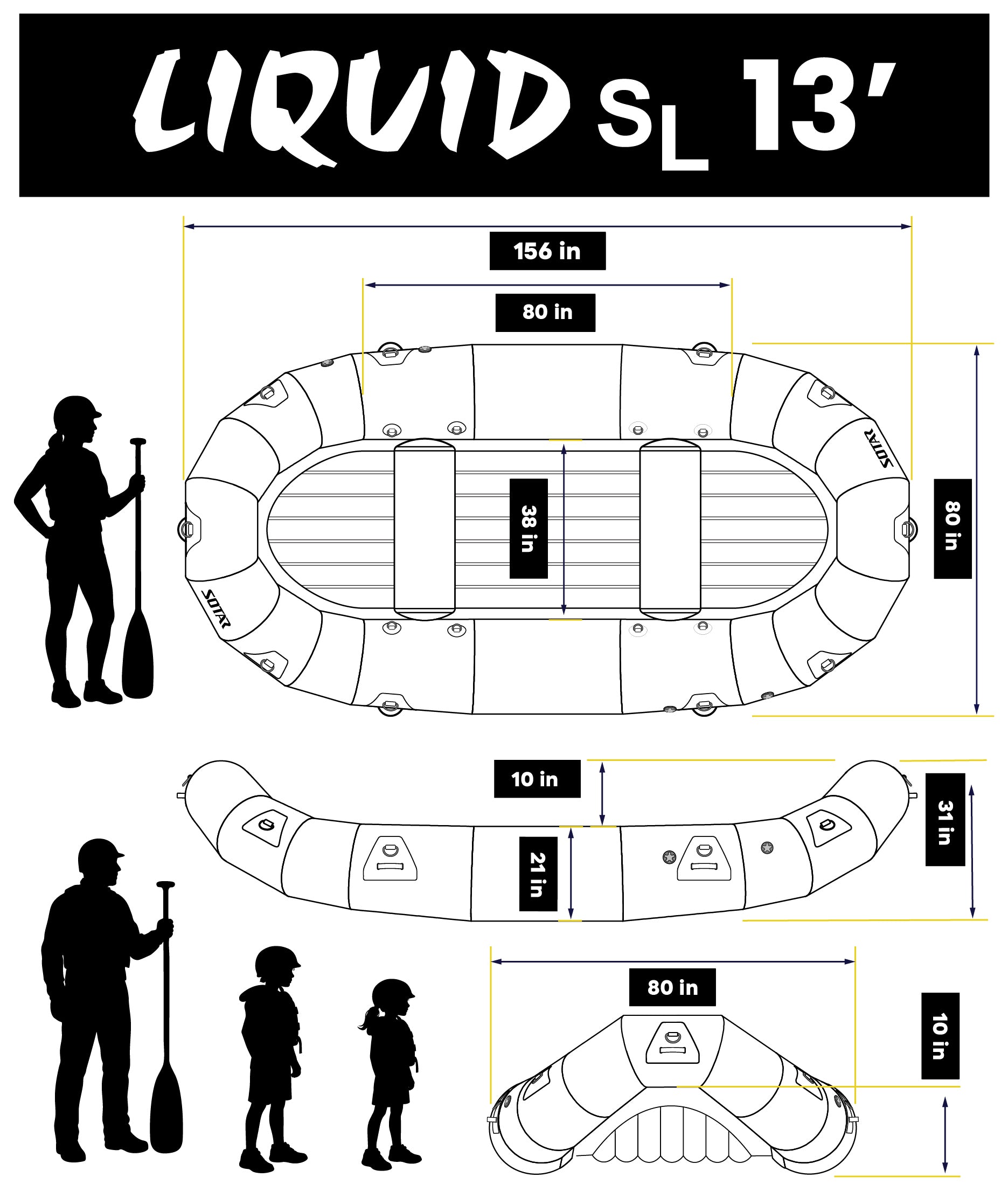 SOTAR LIQUID SL 13' RAFT
