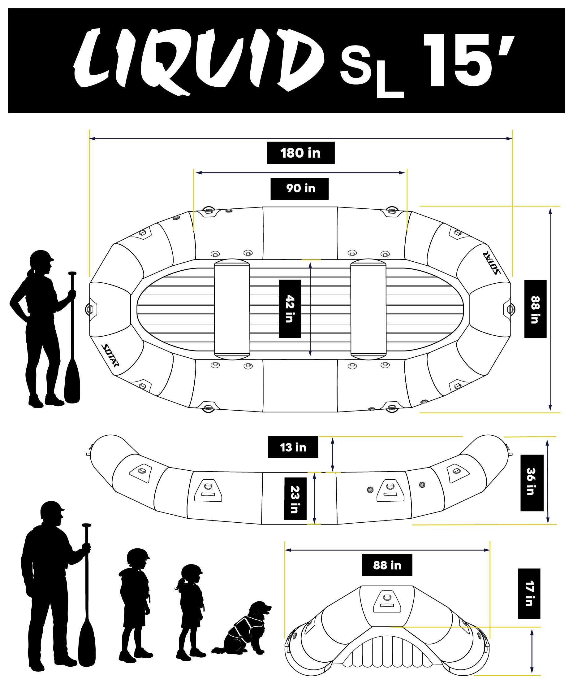 SOTAR LIQUID SL 15' RAFT